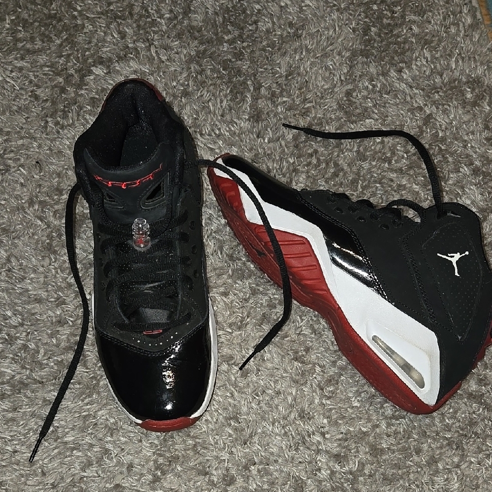 Black and Red Air Jordan B'LOYAL Sneakers